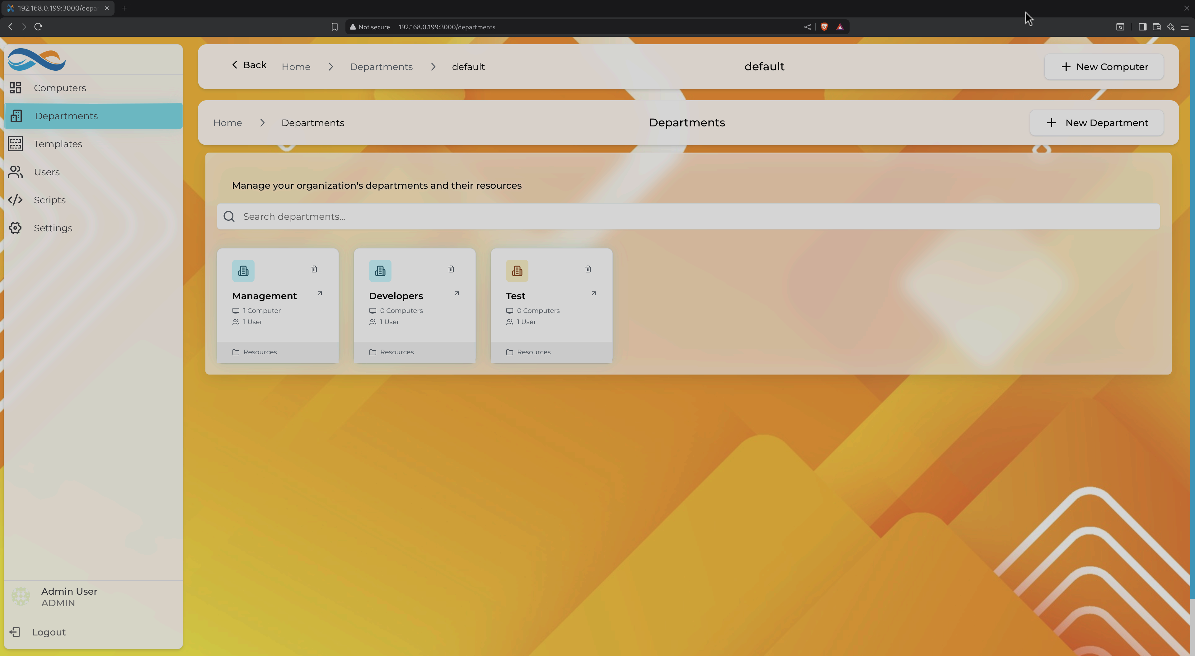 Departments Overview